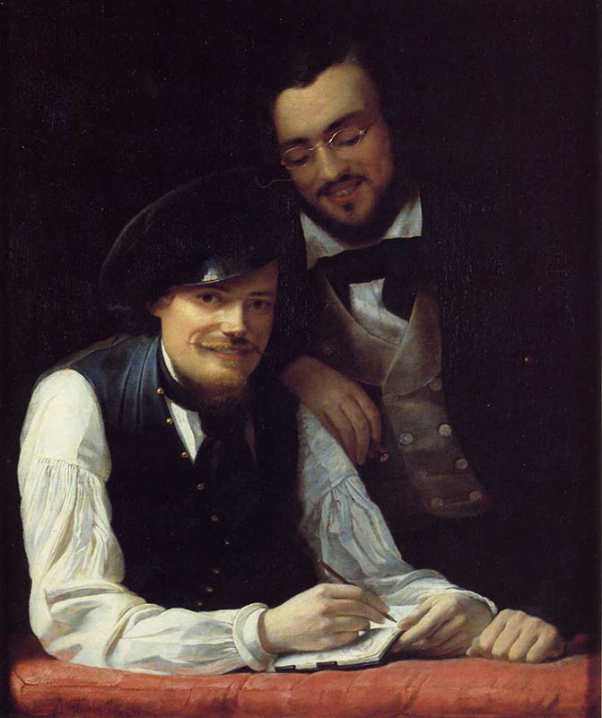 Selfportrait with Brother